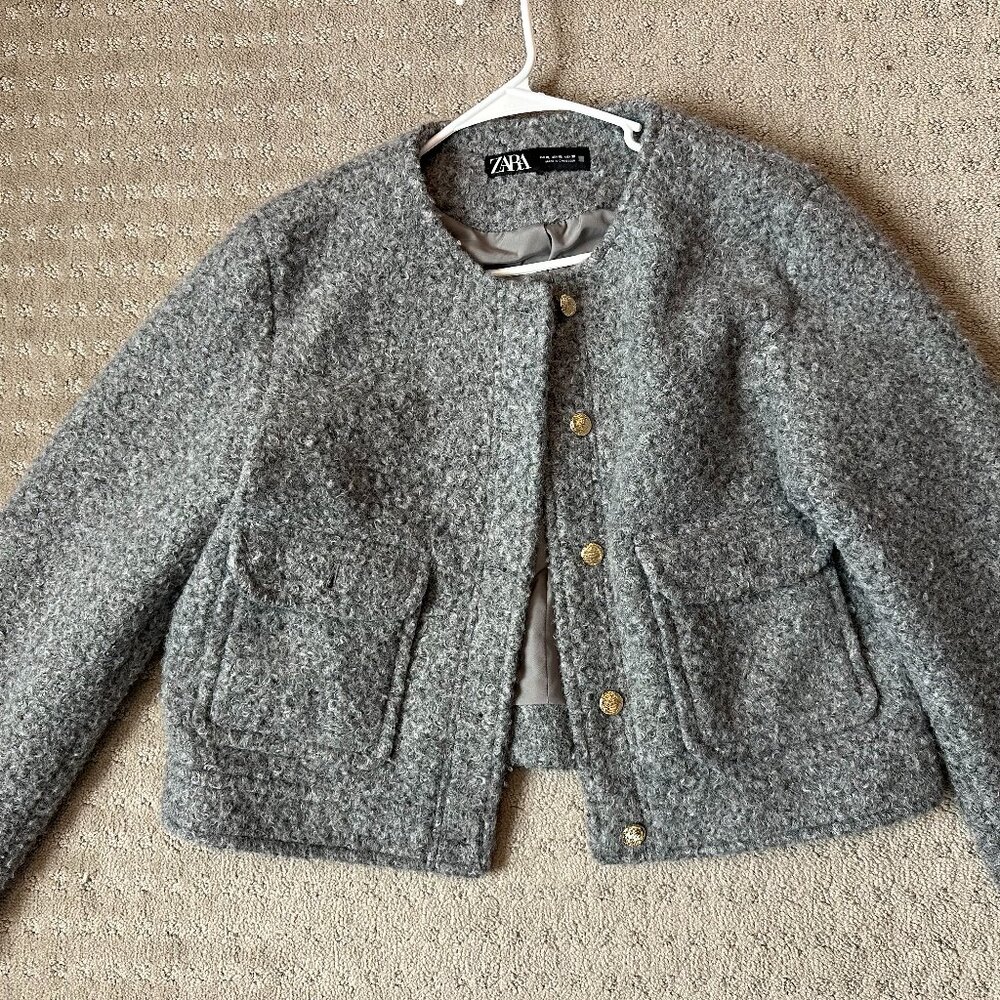 Zara Wool Blazer Size XL